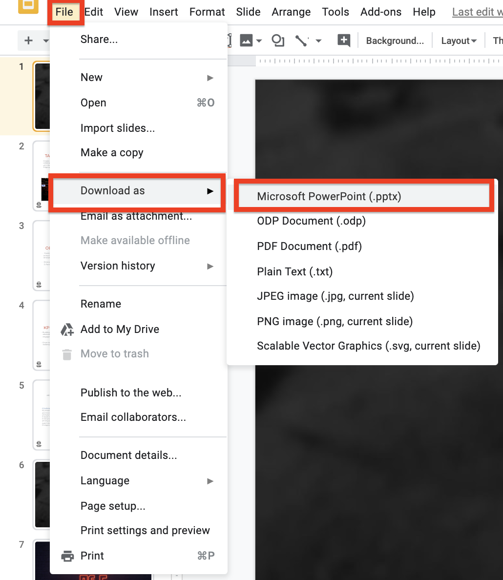 How To Convert Google Slides To PowerPoint Automatically And Manually 
